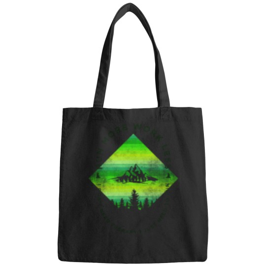 Discover Run More Work Less Funny Trails Running Marathon 2736 Bags