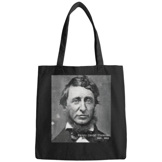 Discover Thoreau Gifts - Henry David Thoreau Portrait Gift Ideas for Literature Teachers Librarians &amp Bags