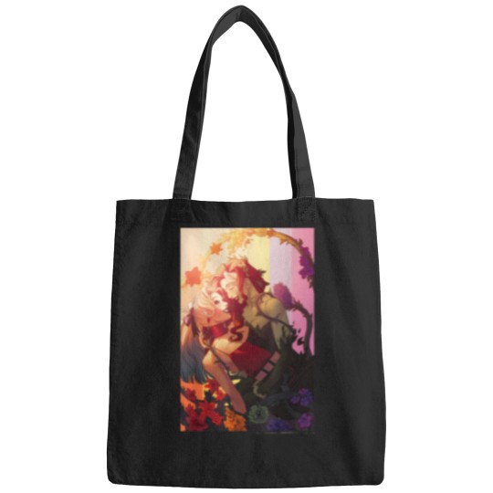Discover Dc-Comics-Pride-Harley-Quinn--Poison-Ivy-Intertwined-T-Shirt Bags