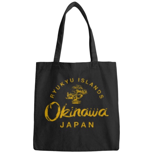 Discover Japan-Okinawa-Bonsai-Tree-Japanese-Vintage-T-Shirt Bags
