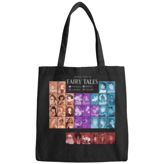 Discover Disneyyy-Princess-Periodic-Table-Fairy-Tales-Sweatshirt-Sweatshirt Bags