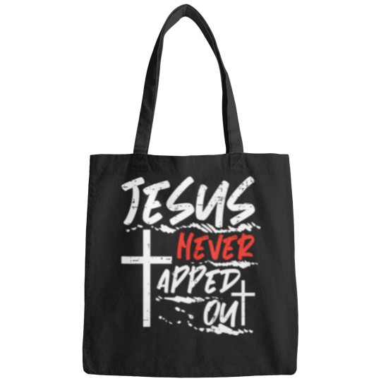 Discover Wrestling Jesus Never Tapped Out Christian Wrestle Men Women Bags