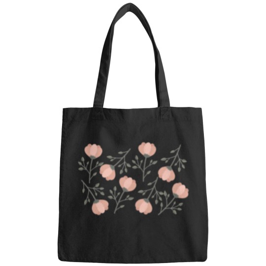 Discover Pastel-Colored-Floral-Pattern-2 T-Shirt Bags