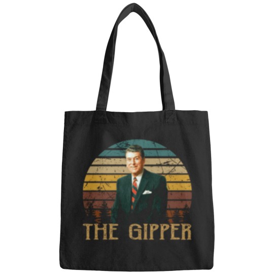 Discover Ronald-Reagan-Vintage-Ronald-Reagan-Quotes-Love-The-Gipper-Gift-For-Fans-And-Lovers Bags