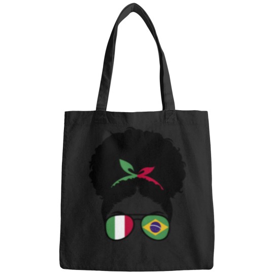 Discover Italy And Brazil Mix Afro Hair Half Italian Half Brazilian Bags