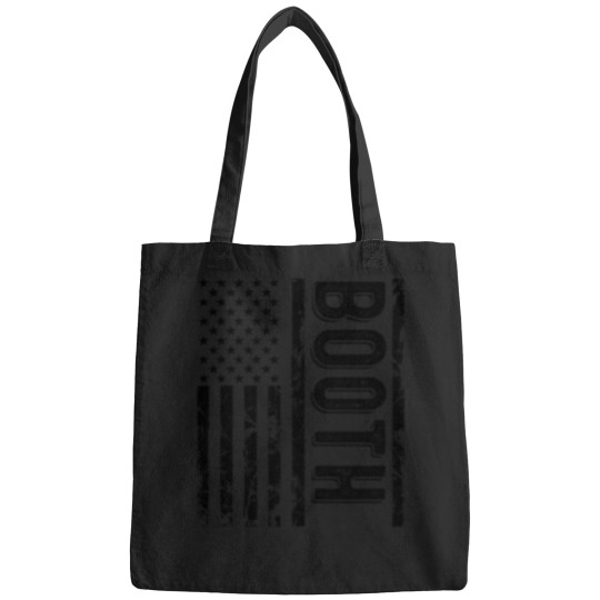 Discover Booth Last Name Funny Surname Team Booth Family Reunion Bags