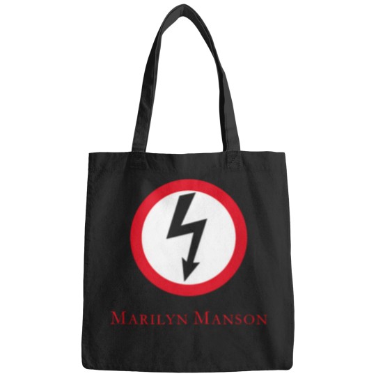 Discover Marilyn-Manson--Superstar-Shock-T-Shirt Bags