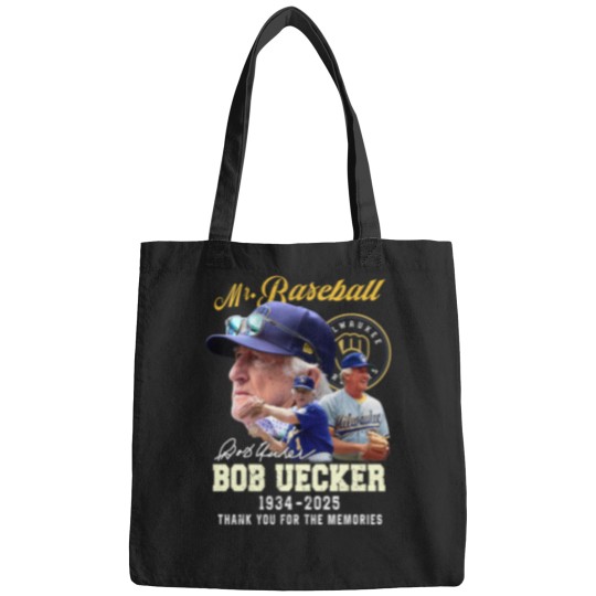 Discover Bob Uecker Baseball 1934-2025 Thank You T- Bags