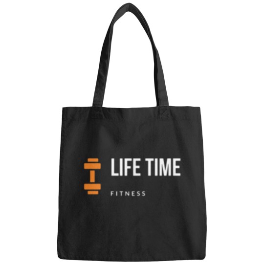 Discover Lifetime Fitness Black Tee Bags