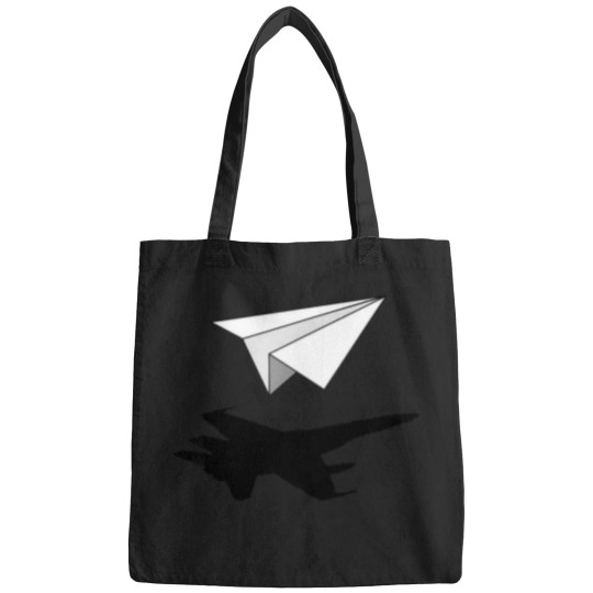 Discover Aeronautical-Engineer-Paper-Airplane-T-Shirt Bags