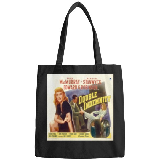 Discover Double-Indemnity-Film-Noir T-Shirt Bags