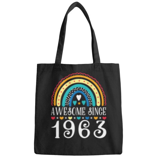 Discover Awesome Since 1963 60Th Family Chrismast Present Gift Bags
