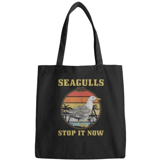 Discover Seagulls stop it now Bags