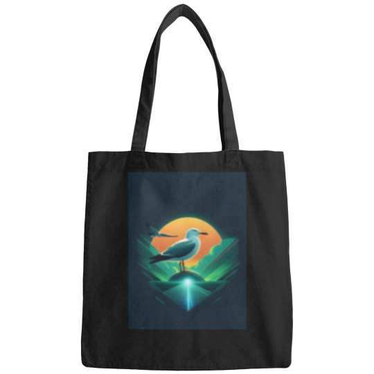 Discover The Seagull Planet Graphic Bags