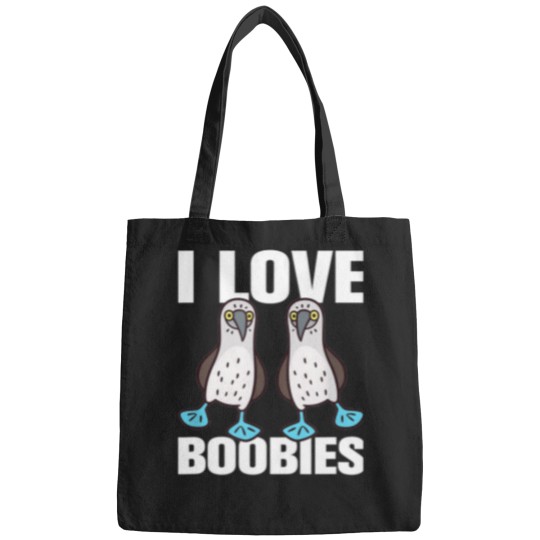 Discover I-Love-Boobies-Bluefooted-Boobie-Bird-Funny T-Shirt Bags