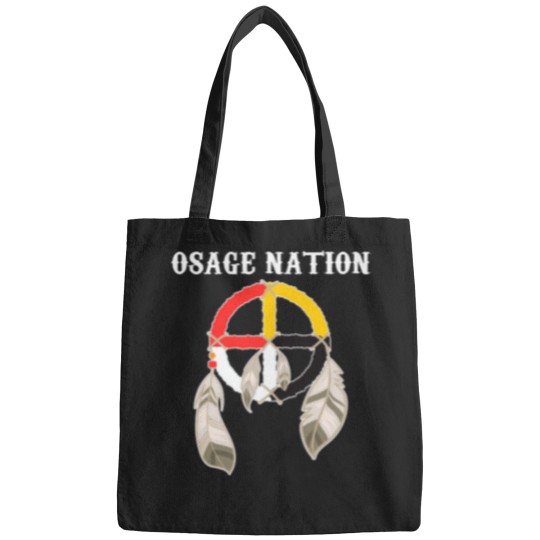 Discover Osage Nation Indian Medicine Wheel T-Shirt Bags