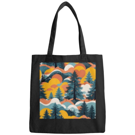 Discover Cedar Hills Seamless Pattern Bags