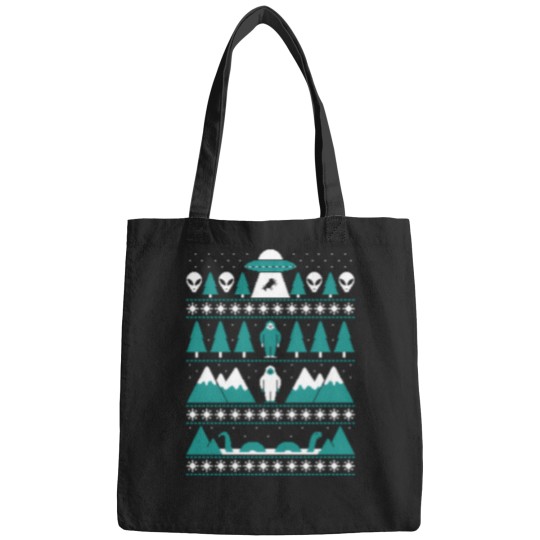 Discover Paranormal Christmas Sweater Bags