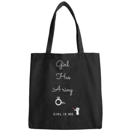 Discover Engaged  Married Women T-Shirt Bags