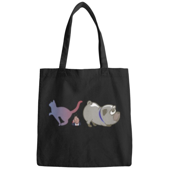 Discover Cats And Dogs Against Trump Bags