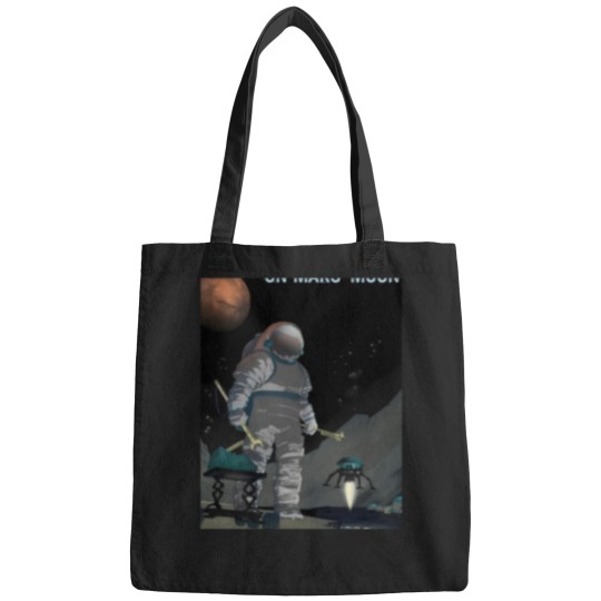 Discover Work The Night Shift On Martian Moon Phobos Graphic T-Shirt 205 Bags