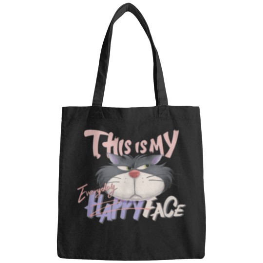 Discover Disneyyy-Villains-Lucifer-This-Is-My-Everyday-Happy-Face-Logo-T-Shirt Bags