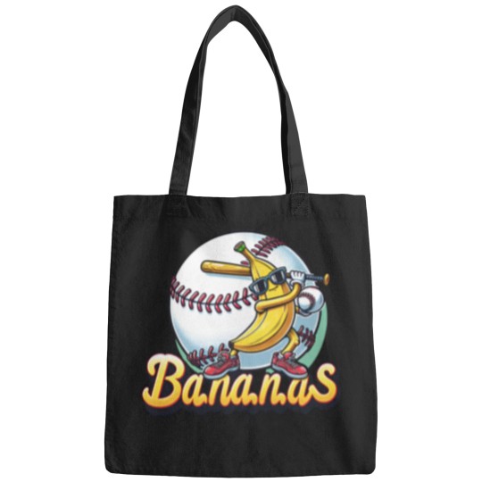 Discover Let's Go Bananas Baseball Bags, Sports Team Mascot Bags