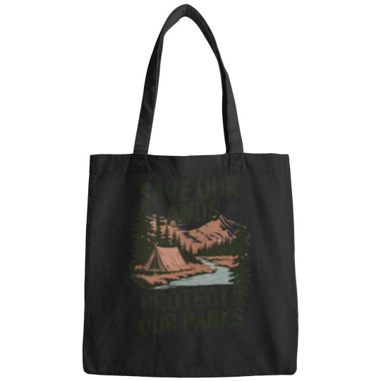 Discover Save Our Lands - Support National Parks and Forest Conservation Bags