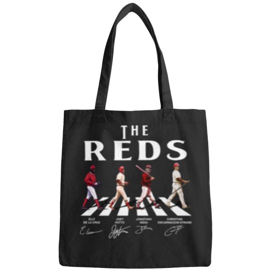 Discover Reds Walking Abbey Road Signatures Baseball Bags, Elly De La Cruz, Votto, Jonathan India
