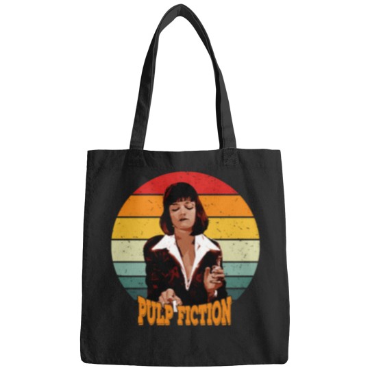 Discover Mia-Wallace-Retro-Vintage T-Shirt Bags