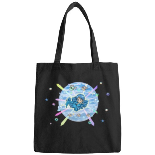 Discover Hanon - hannon - hannon hosho - mermaid melody - mermaid - mermaid melody pichi pichi - cute - fish - a Bags