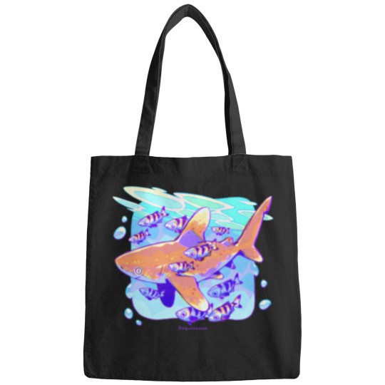Discover Oceanic Whitetip Anatomy Sunaookami Shiroko Blue Archive Sticker Bags