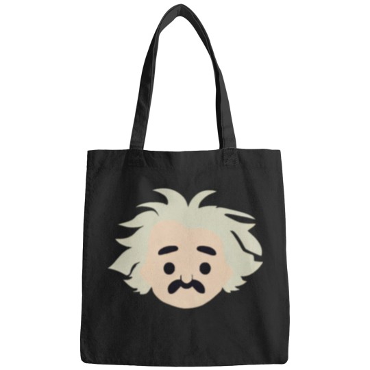 Discover Little Albert Einstein bobblehead with white hair Bags