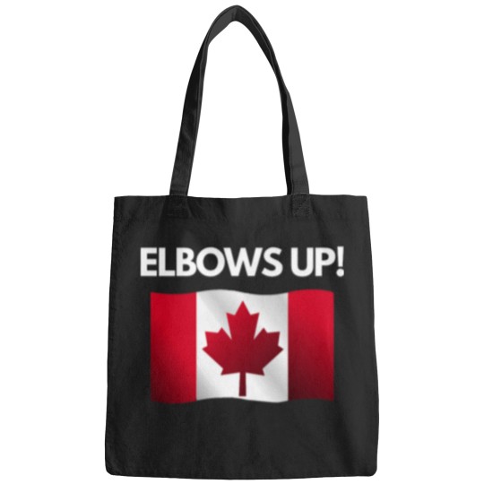 Discover Elbows up Canada Bags