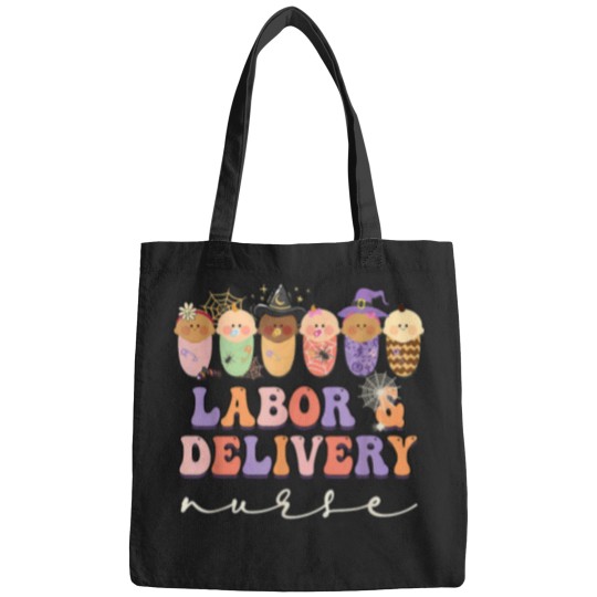 Discover Labor and Delivery Nurse  - L&D Nurse  - babys Nurse Shirts - Retro Nurse  - Nur Bags