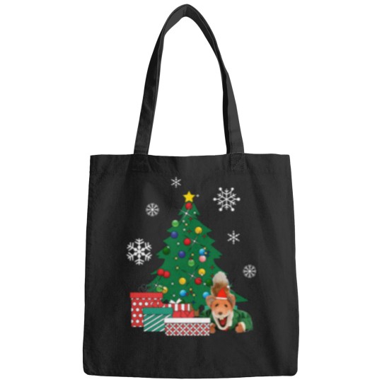 Discover Basil Brush Around The christmass Tree Bags