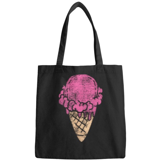 Discover Ice-Cream-Strawberry-Gift-T-Shirt Bags