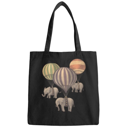 Discover Flight Of The Elephants T-Shirt Bags
