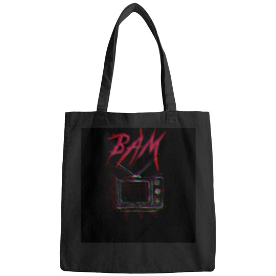 Discover BAM tv Baseball Sleeve T-Shirt Bags