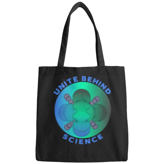 Discover Unite behind science - physics - chemistry - math - science unites - Bags