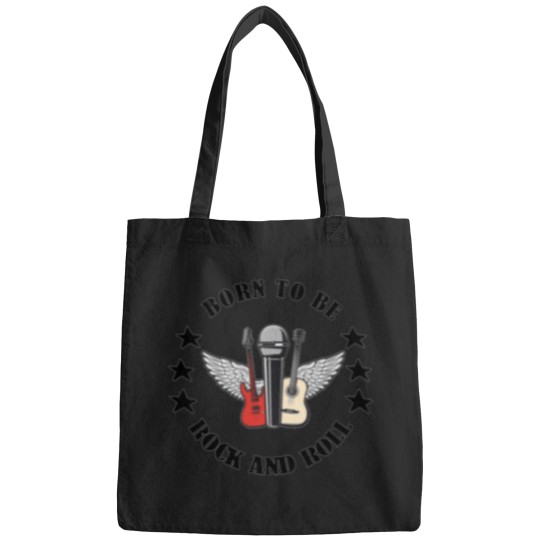 Discover Born To Be Rock and Roll Gifts Women Boys Men Girlss Bags