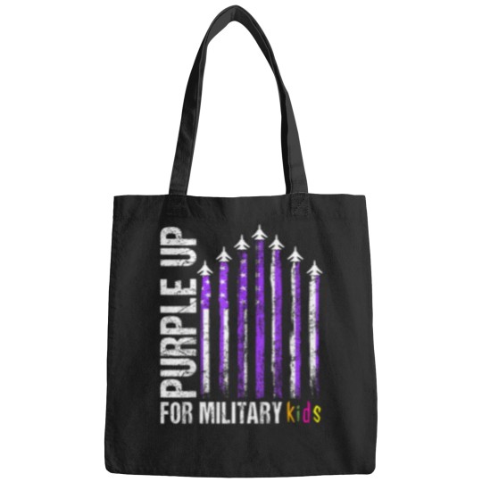 Discover purple up for military purple up child flag boy Bags