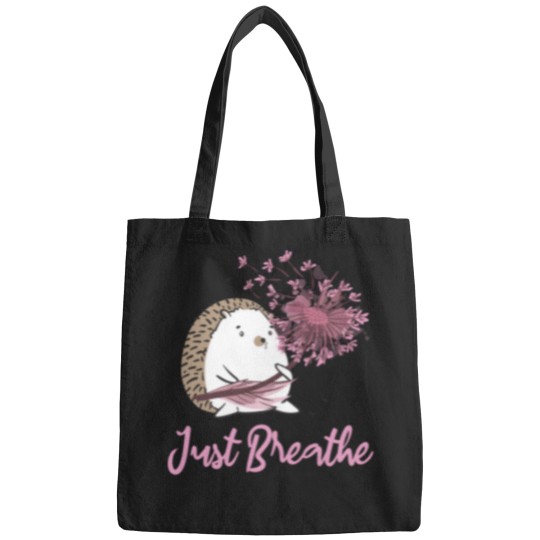Discover Just Breathe Dandelion Wildflower Botanical Nature Flower Bags