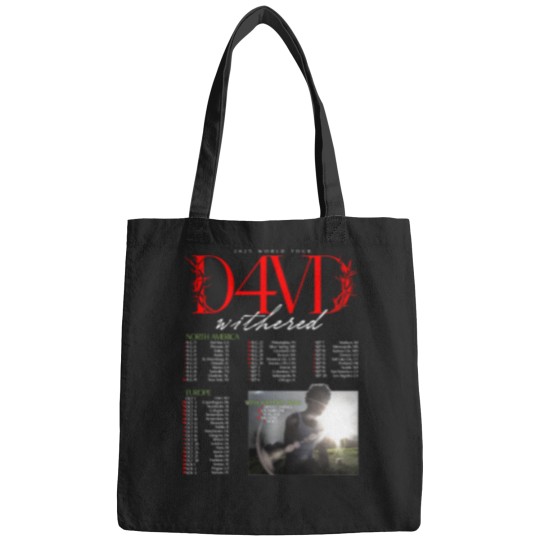Discover D4VD Withered 2025 World Tour Dates Bags
