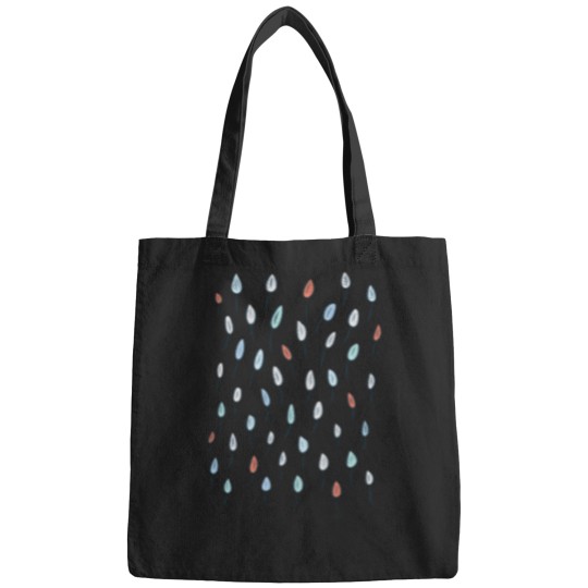 Discover Colorful Abstract Leaves Doodle Bags