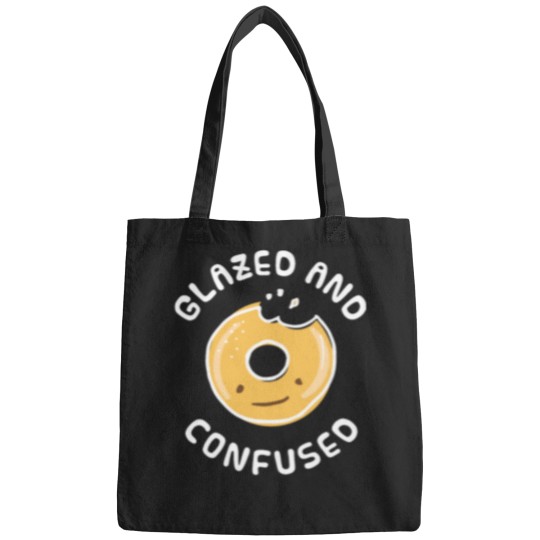 Discover Donut Glazed And Confused - funnys Doughnut Kawaii - Cake Eating Bags