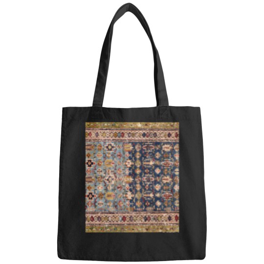 Discover Dusty Blue Green Kuba 19th Century  Colorful Yellow Bands Rug Bags