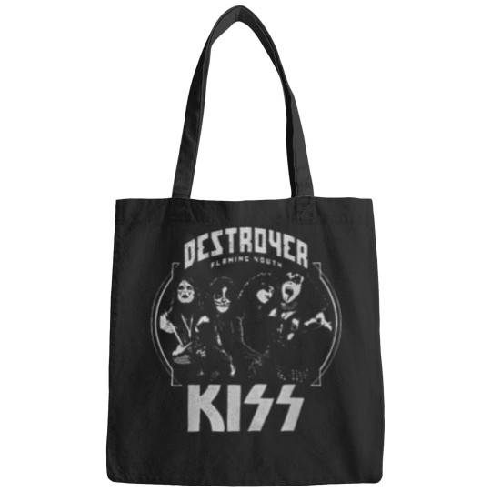 Discover Kiss---Flaming-Youth-T-Shirt Bags