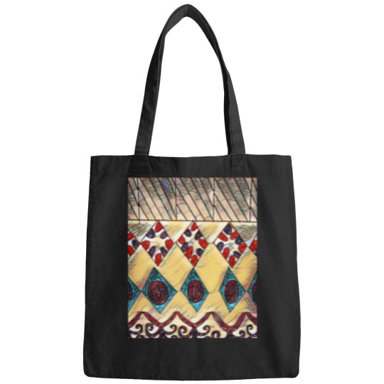 Discover Glass-Patterns-Art-(2) T-Shirt Bags
