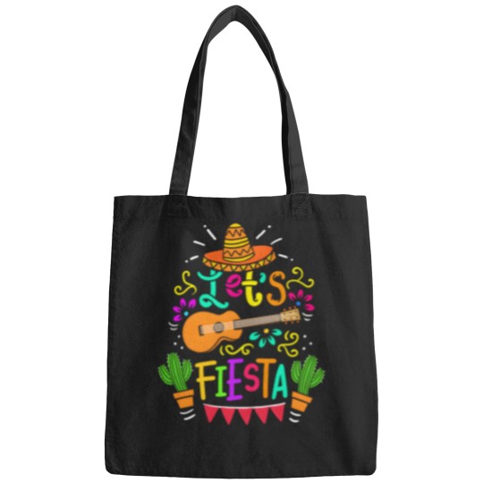Discover Cinco De Mayo Mexican Guitar Cactus For Bags